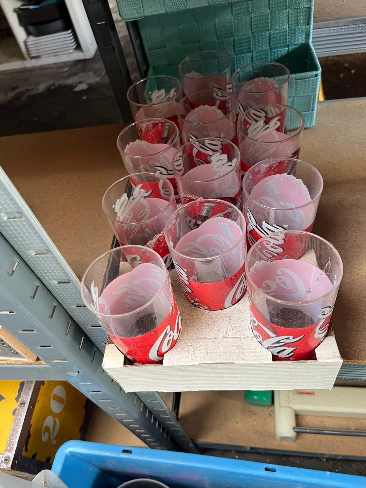 12 originele Coca Cola glazen nieuw ongebruikt, Verzamelen, Ophalen, Nieuw, Frisdrankglas