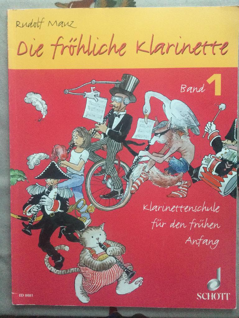Die Fröhliche Klarinette 4 Manz Bladmuziek, Gebruikt, Klassiek, Ophalen of Verzenden, Klarinet