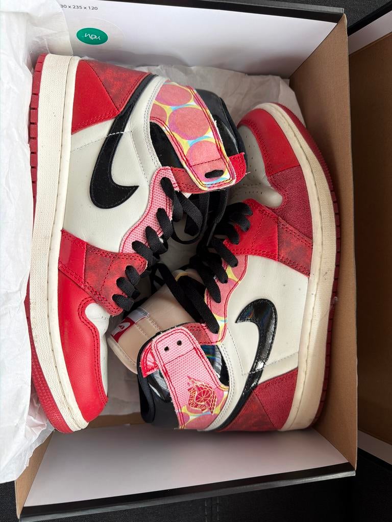 Nike Air Jordan 1 Retro High OG SP Miles Morales Spider-Man, Kleding | Heren, Schoenen, Ophalen of Verzenden, Gedragen, Overige kleuren