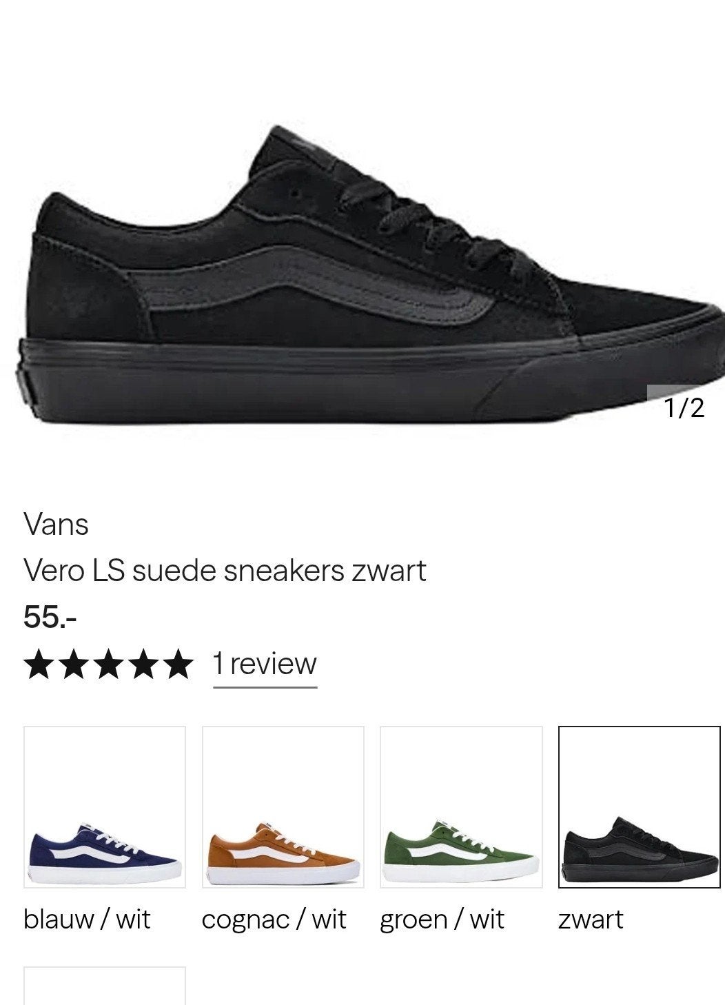 Vans, Zwart, Ophalen of Verzenden, Vans, Sneakers of Gympen