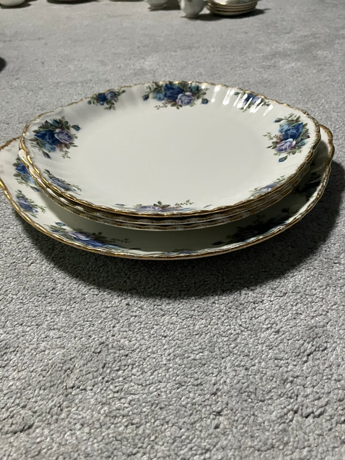 Royal Albert Moonlight Rose serveerschaal / gebaksbord, Ophalen