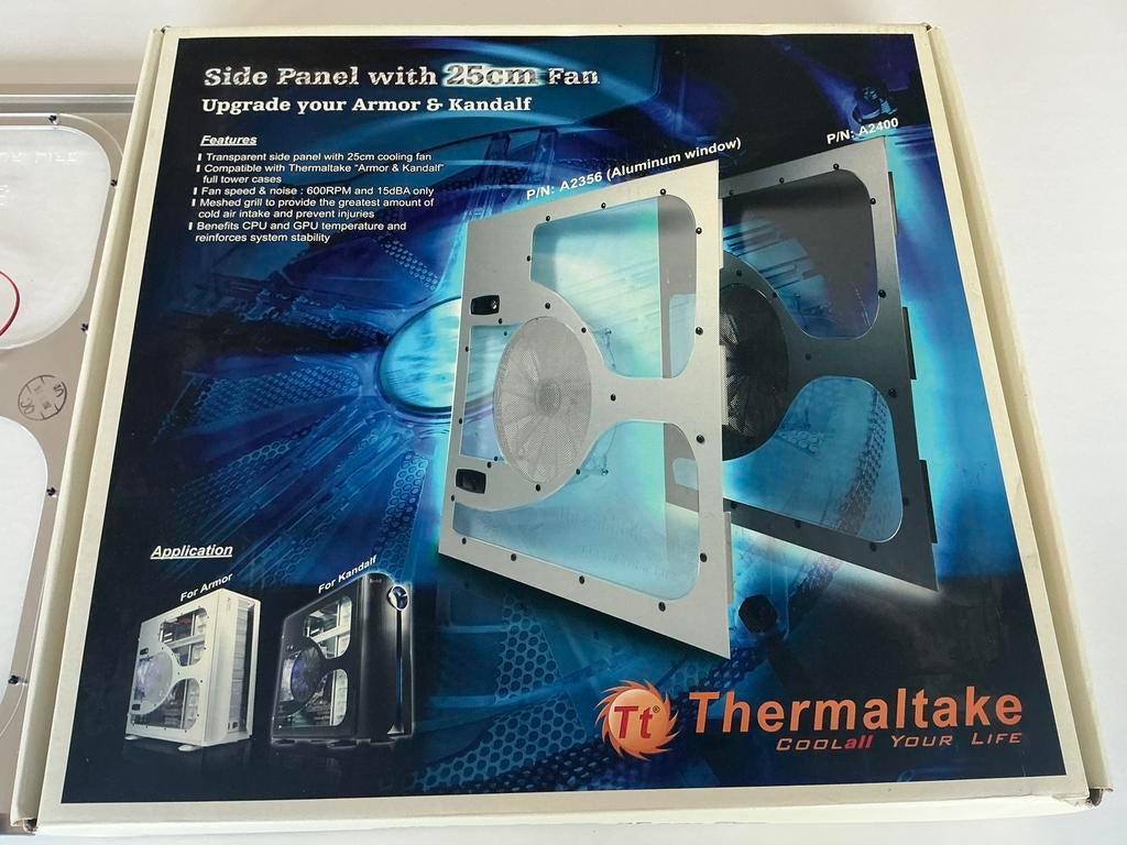 Thermaltake Armor / Kandalf  Side Panel with 25cm fan, Ophalen of Verzenden, Thermaltake, NA, NA