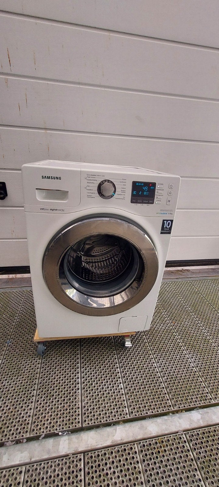 Samsung Eco Bubble wasmachine – 8 kg, Witgoed en Apparatuur, Wasmachines, 6 tot 8 kg, Ophalen, 1600 toeren of meer, 85 tot 90 cm