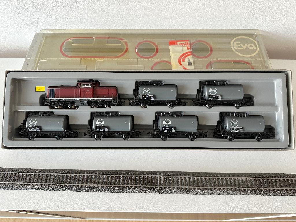 Marklin 2855 olietrein BR212 DB ovp (digitaal), Ophalen, Wisselstroom, Märklin, Gebruikt