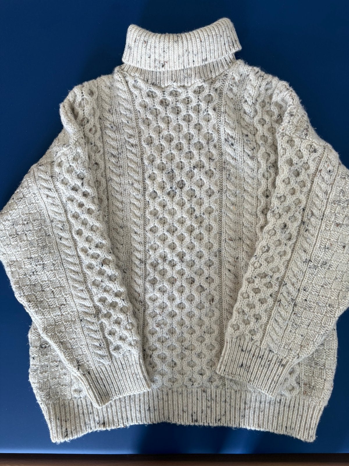 Prachtige wollen trui maat XL kabel  Aran Crafts Ierland, Verzenden, Zo goed als nieuw, Maat 46/48 (XL) of groter, Overige kleuren