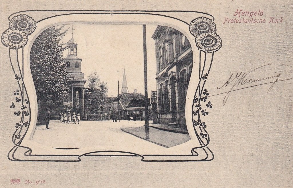 Hengelo, 1903., Verzenden, Voor 1920, Gelopen, Overijssel