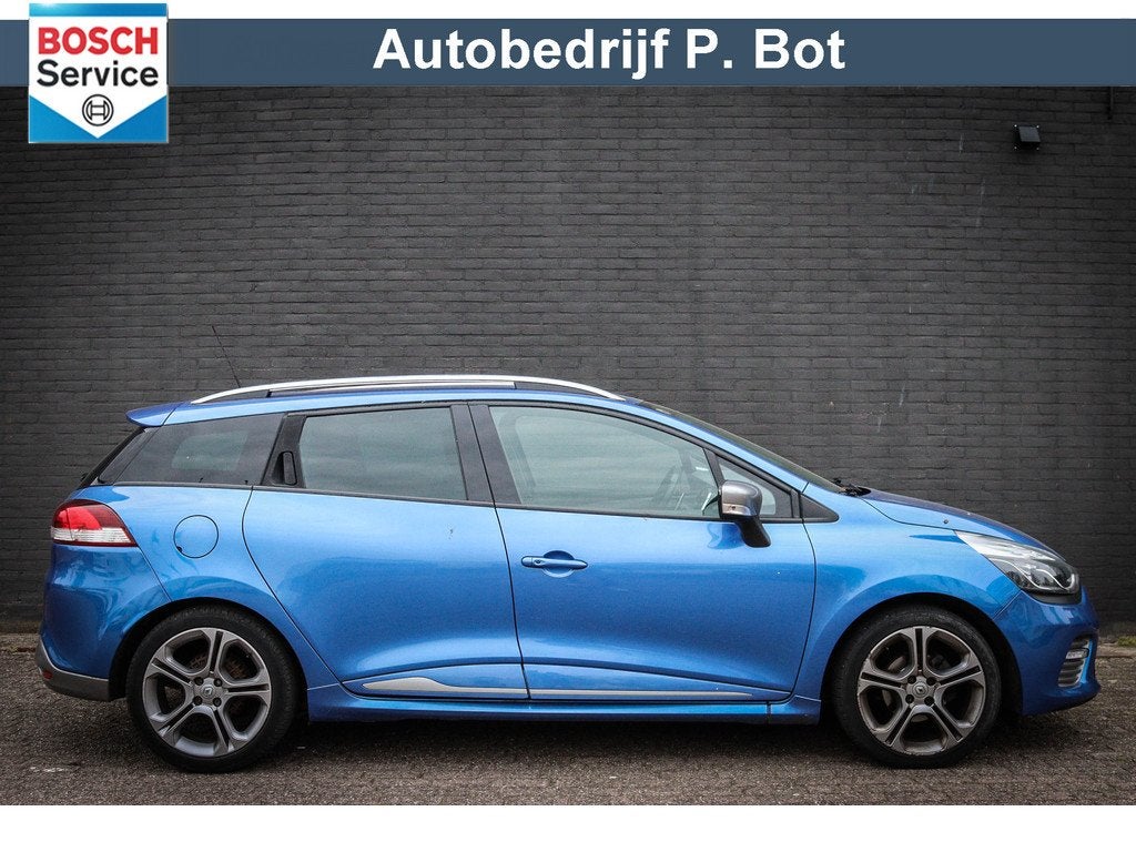 Renault Clio Estate 1.2 GT Net binnen - Nu al te bezichtigen, Auto's, Renault, Stof, 4 cilinders, Blauw, 49 €/maand