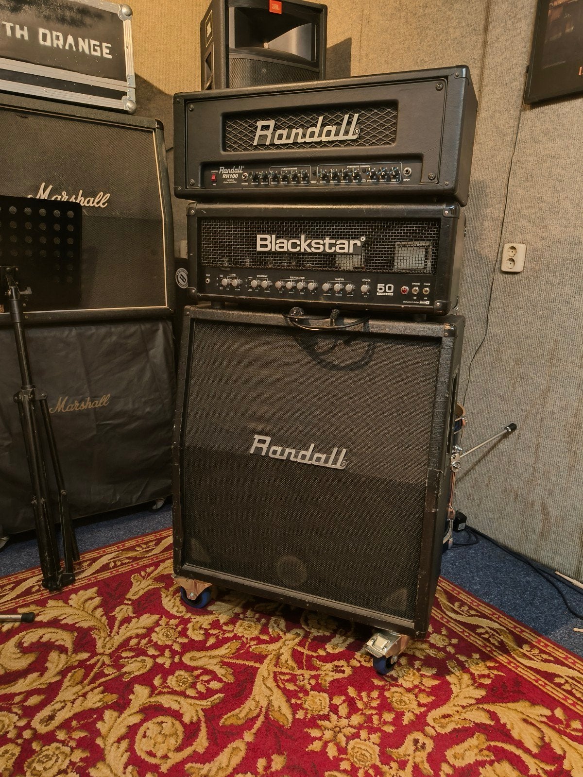 RANDALL RH100 + CAB & BLACKSTAR SERIES ONE 50, Muziek en Instrumenten, Versterkers | Bas en Gitaar, Ophalen, Gebruikt, Gitaar