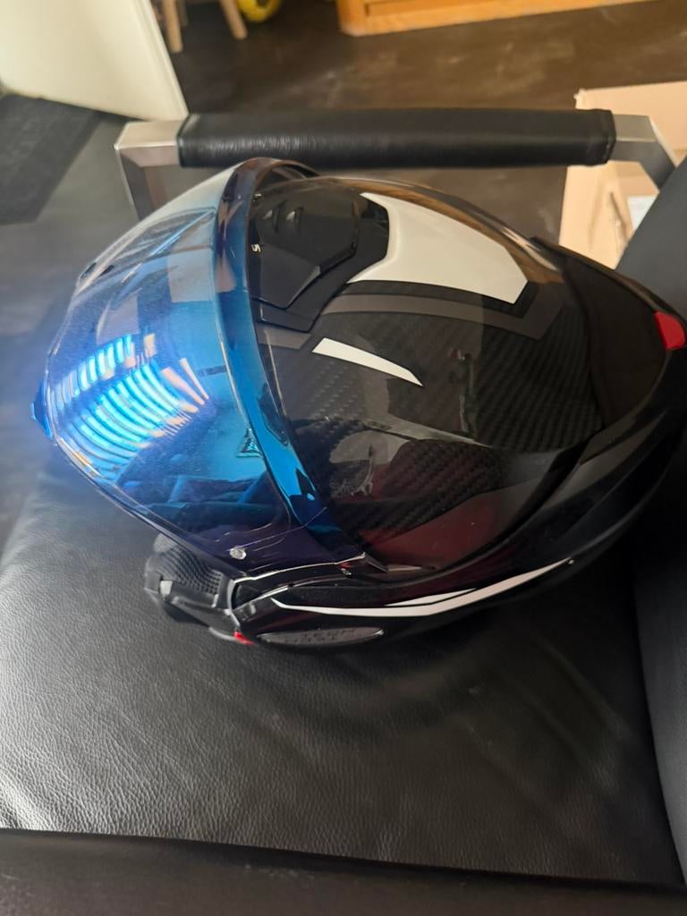 Scorpion exo tech, Motoren, Kleding | Motorhelmen, Overige merken, M, Systeemhelm, Dames