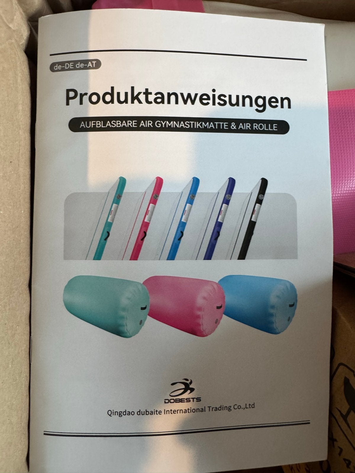 Nieuwe opblaasbare gymnastiekmat / air roll - Volledige set, Ophalen of Verzenden, Nieuw, Overige typen