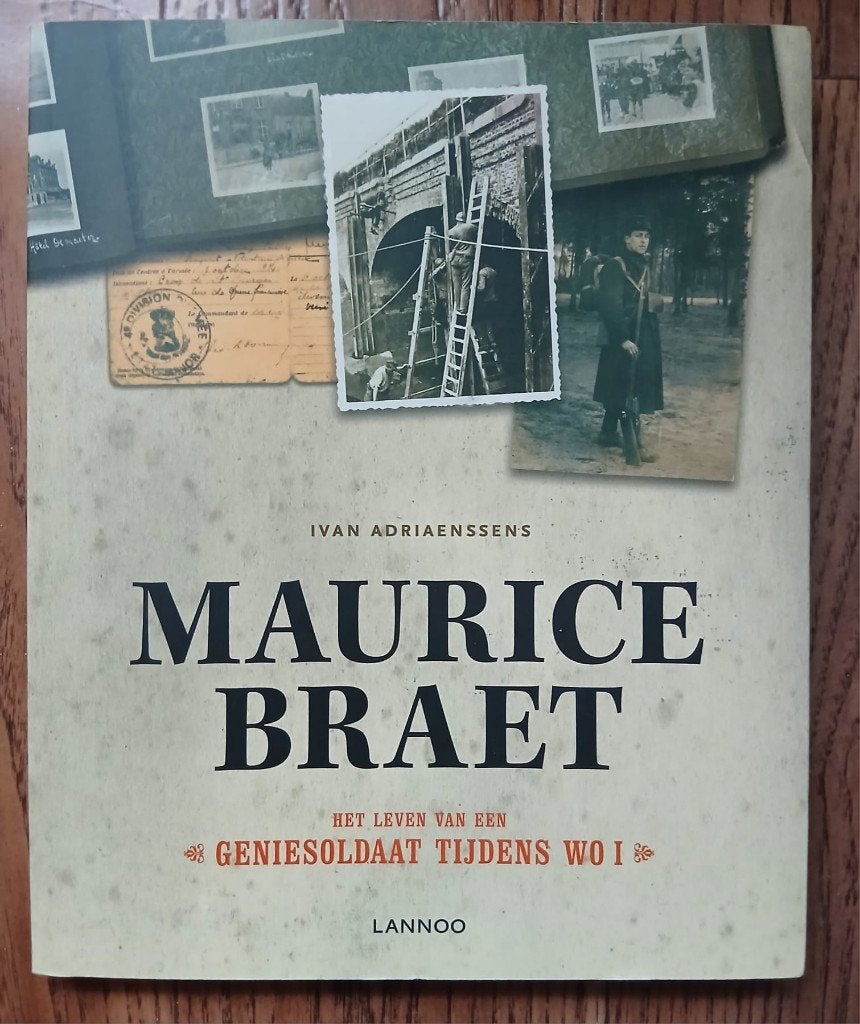 WO1 Maurice Braet, geniesoldaat. Gesigneerd Adriaenssens, Ophalen of Verzenden, Voor 1940, Zo goed als nieuw