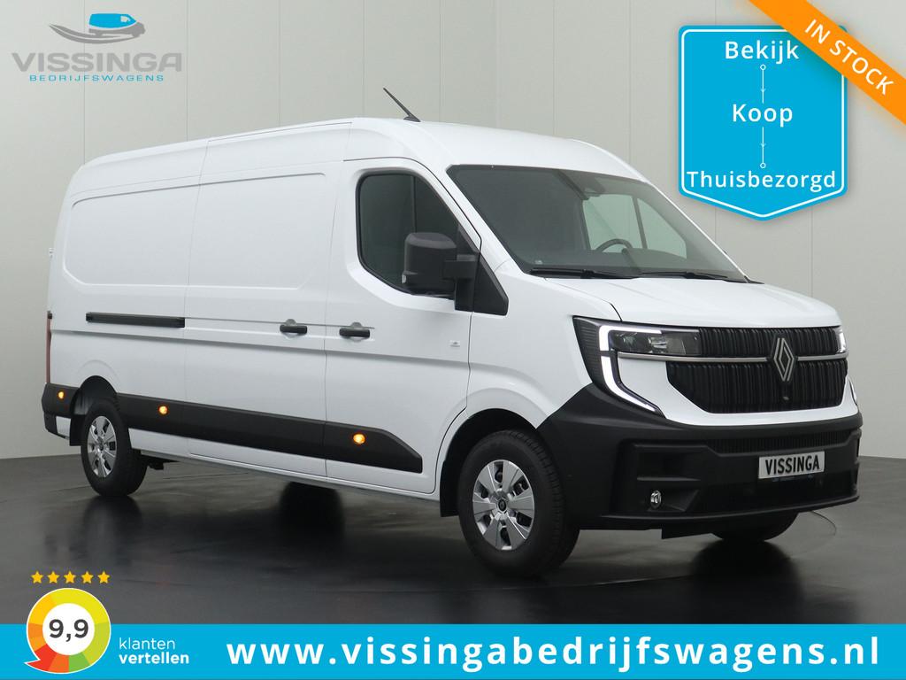 Renault Master L3H2 170 pk Extra Luxe Blanc Mineral (wit), Auto's, 1998 cc, Stof, 4 cilinders, Met garantie (alle)