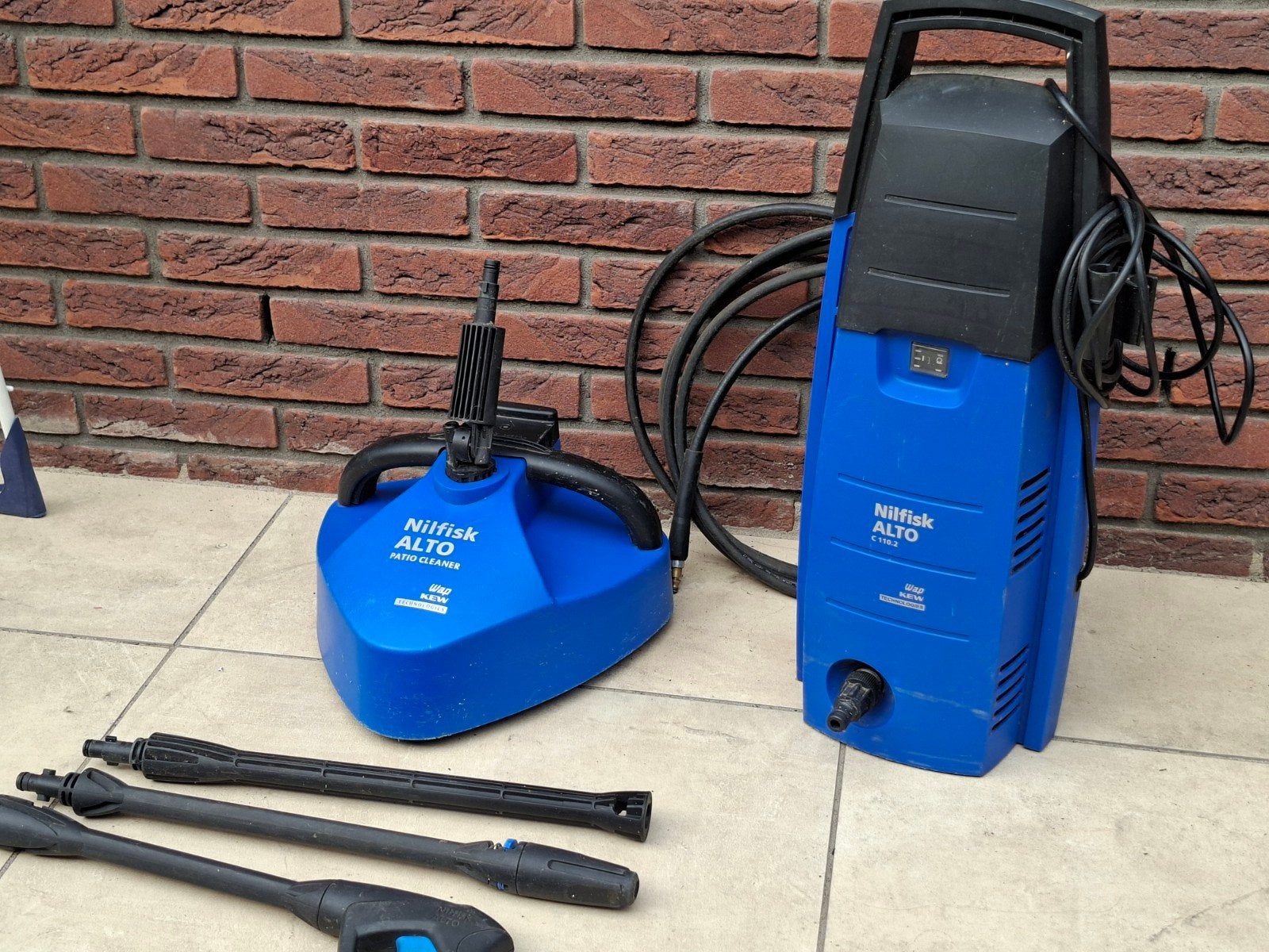 Nilfisk Alto C 110.2 hogedrukreiniger met terrasreiniger, Ophalen, Gebruikt, Elektrisch