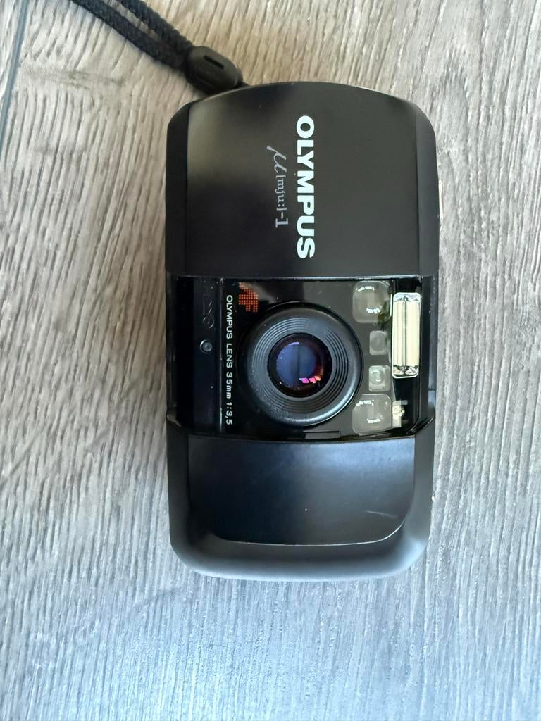 Zeer nette Olympus MJU 1 Compact Camera - Vintage Analoog, Audio, Tv en Foto, Fotocamera's Analoog, Ophalen of Verzenden, Gebruikt