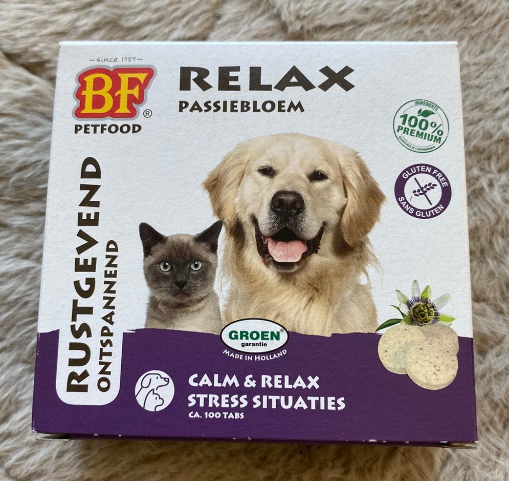 GRATIS BF Petfood Calm & Relax (Rustgevend) Snoepje Hond/Kat, Ophalen of Verzenden, Gebruikt