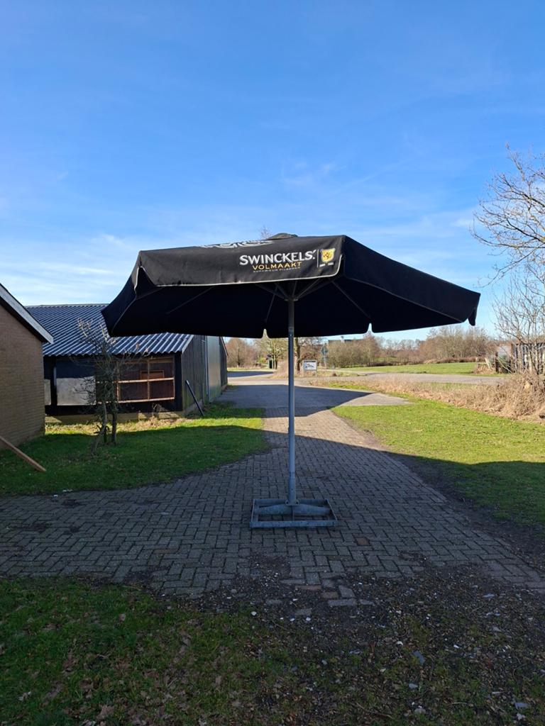 Swinckels horeca parasol 4mtr., Tuin en Terras, Parasols, Ophalen, Waterdicht