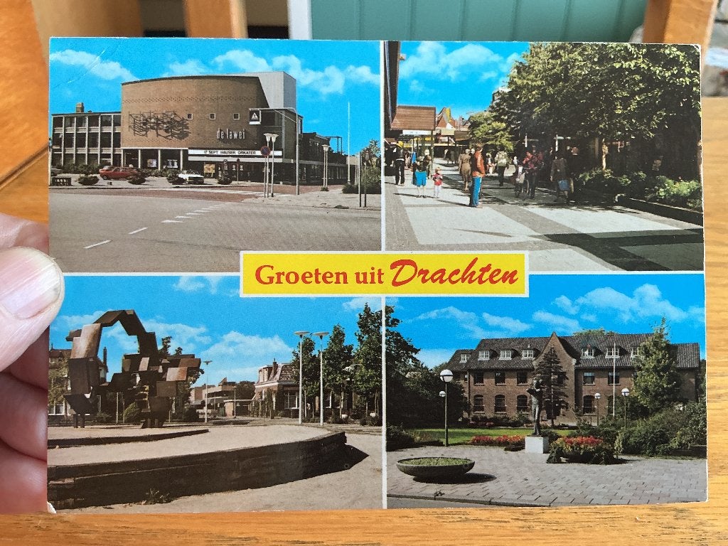 Drachten, Verzenden, 1980 tot heden, Gelopen, Friesland
