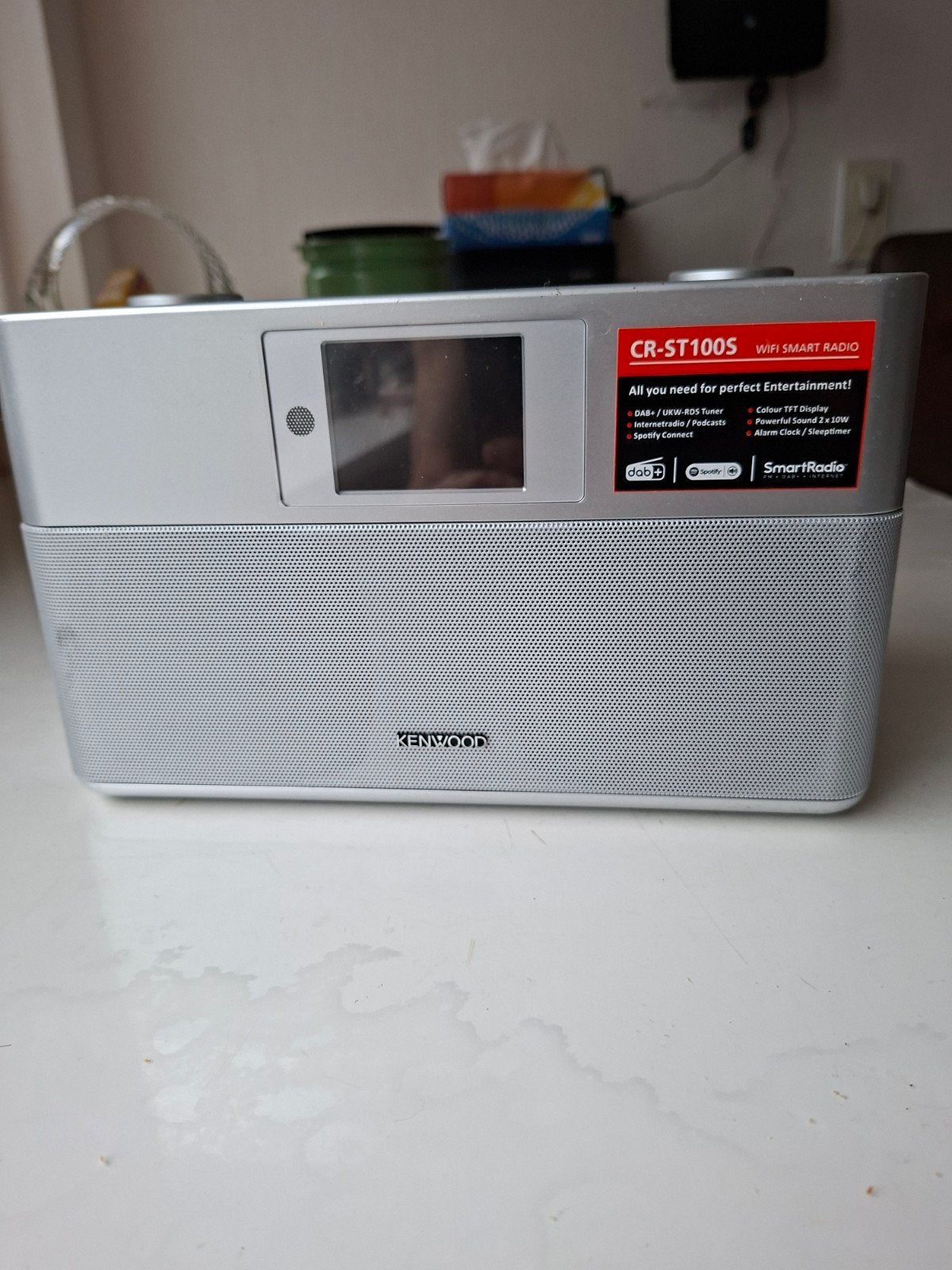 Kenwood CR-ST100S Smart Radio met Bluetooth en DAB(vasteprij, Ophalen, Zo goed als nieuw, Radio