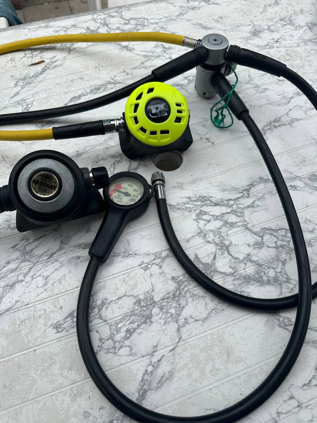 ( ademautomaat set, )beuchat  vx10 en tx40, Ophalen of Verzenden, Gebruikt, Trimvest of Wing