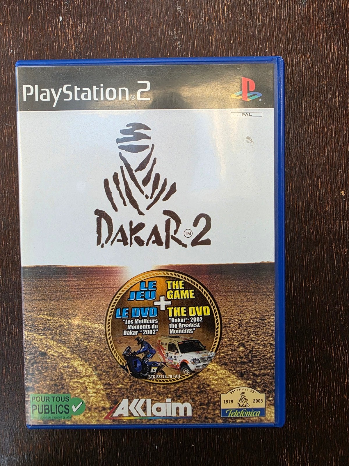 PS2 game Dakar 2 Playstation 2, 1 speler, Racen en Vliegen, Ophalen of Verzenden, Zo goed als nieuw