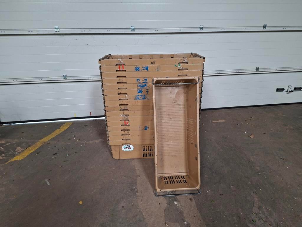 Stapelbare kratten voor opslag of transport, Ophalen, Gebruikt, Opvouwbaar, 40 tot 60 cm