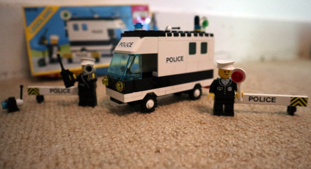 LEGO 6676 Mobile Command Unit politie, Kinderen en Baby's, Speelgoed | Duplo en Lego, Ophalen of Verzenden, Gebruikt