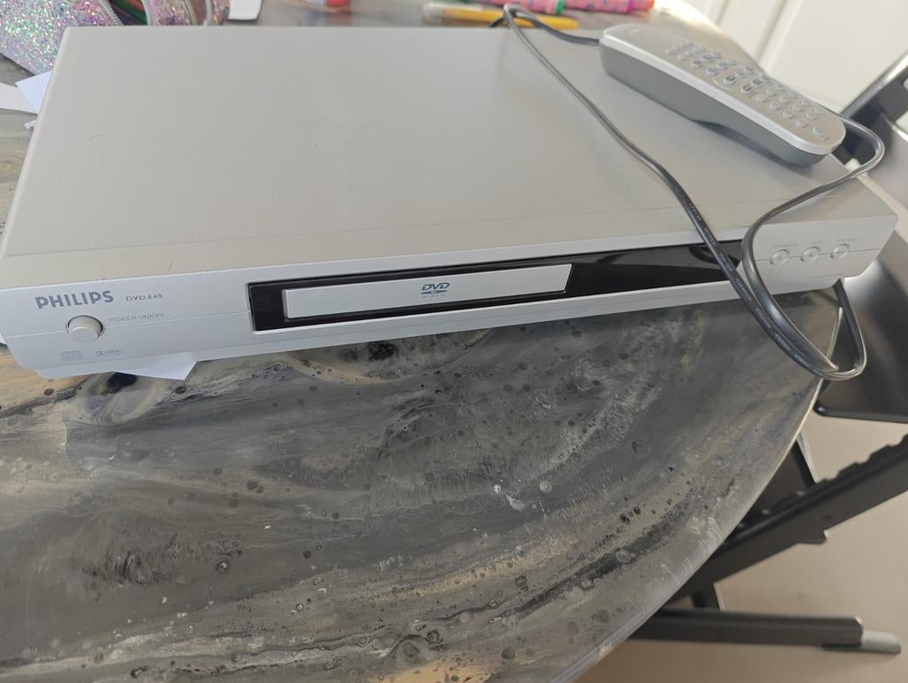 Philips DVD 640 DVD-speler met afstandsbediening, Ophalen of Verzenden, Gebruikt, Dvd-speler, Philips