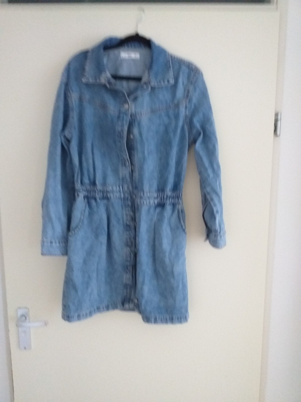 MNG Denim Jurk - Maat S/M, Kleding | Dames, Maat 38/40 (M), Blauw, MNG, Ophalen of Verzenden