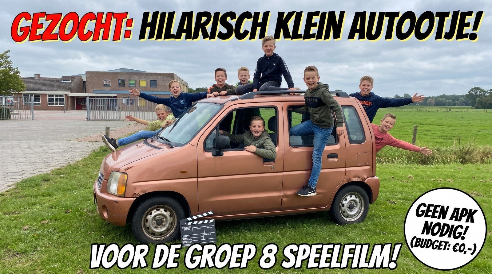gezocht voor filmopnames! klein oud autootje (gratis), Ophalen