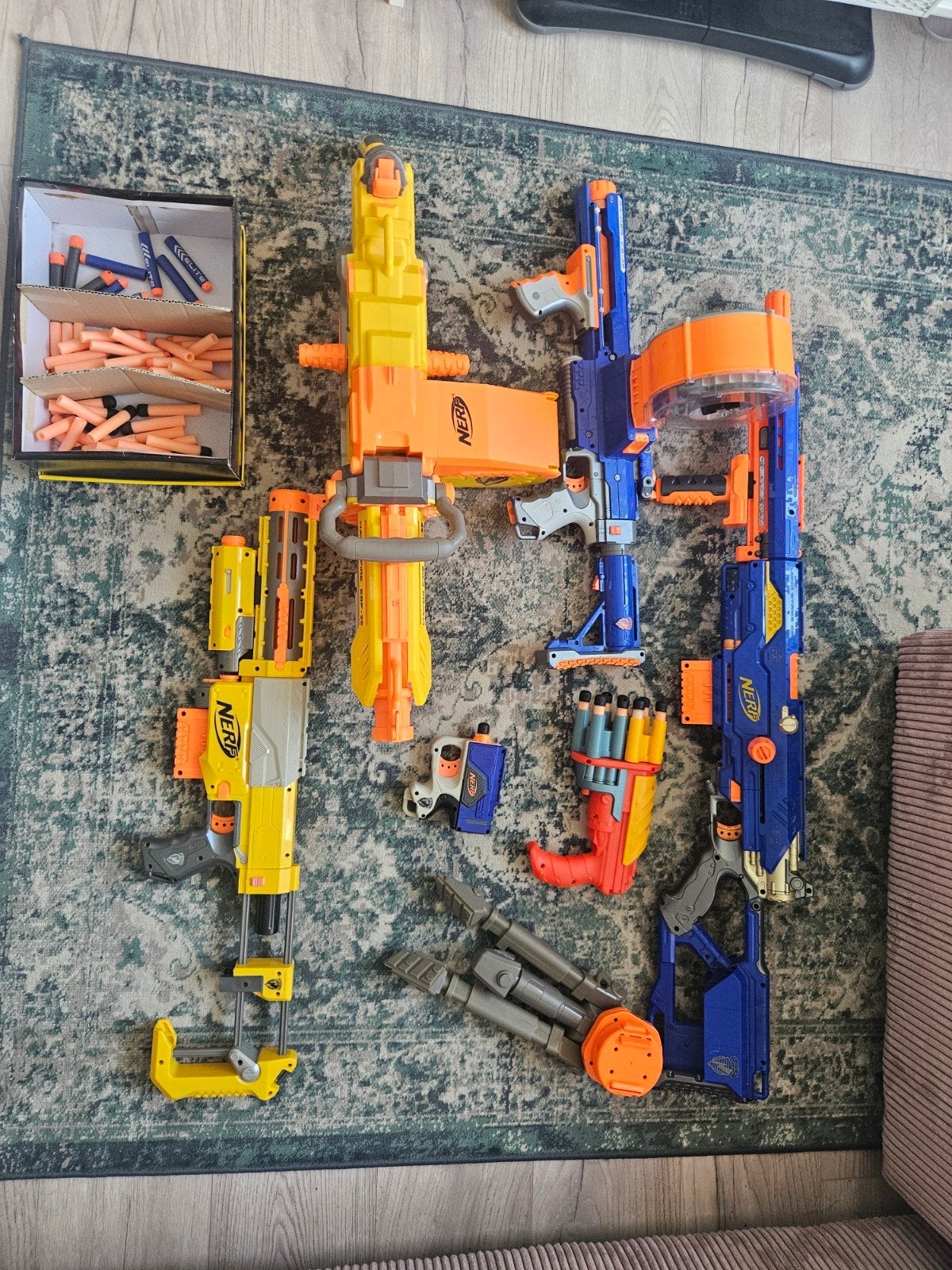 Nerfs, speelgoedpistolen, Ophalen, Gebruikt