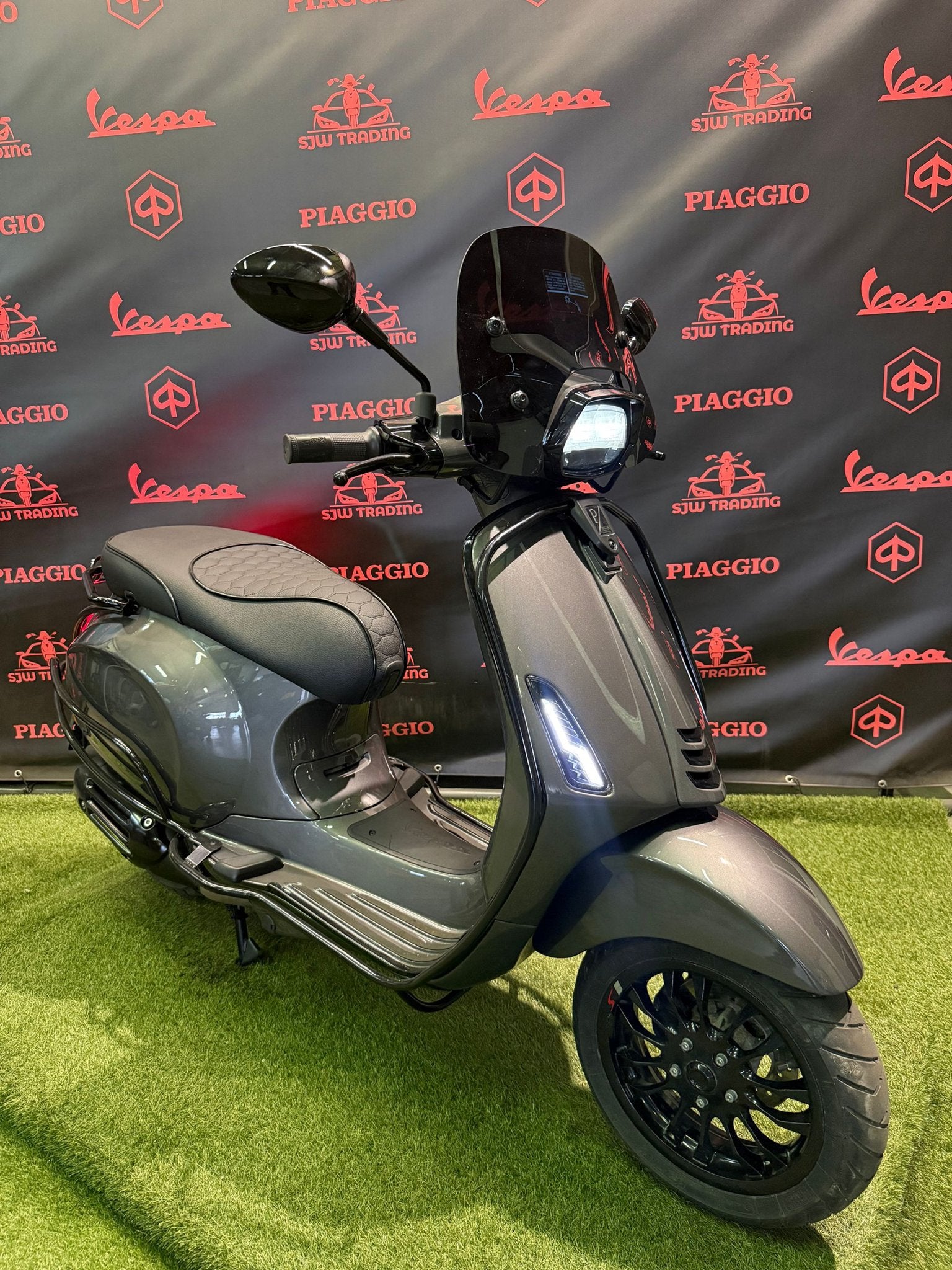 Vespa Sprint 2023 Brom! Agaat Grijs / RS Zadel / Garantie!, Fietsen en Brommers, -, Maximaal 45 km/u, -, Ophalen of Verzenden