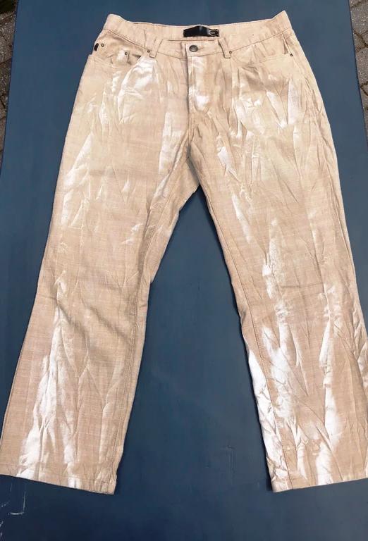 Roberto Cavalli - Just Cavalli Jeans - beige / wit zgan!, Kleding | Dames, Ophalen of Verzenden, Zo goed als nieuw, Wit, W28 - W29 (confectie 36)
