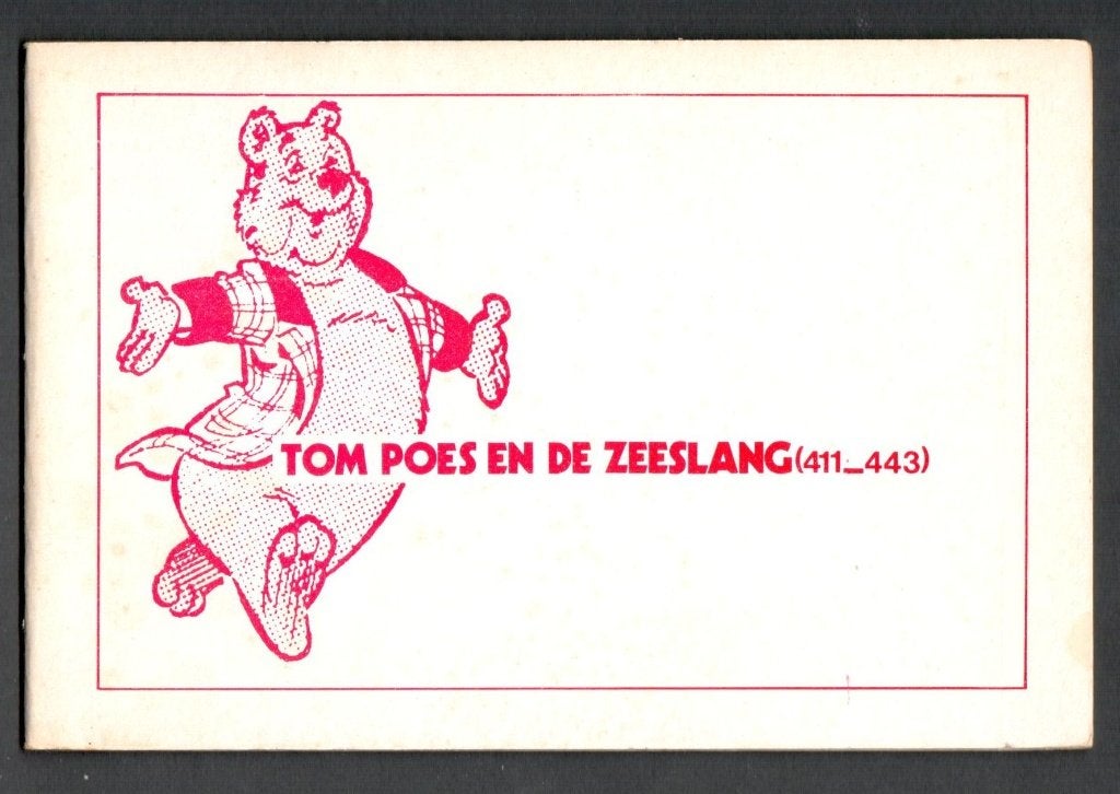 Bommel en Tom Poes - Tom Poes en de ZEESLANG 1974., Ophalen of Verzenden, Olivier B, Bommel en Tom Poes, Zo goed als nieuw, Boek of Spel