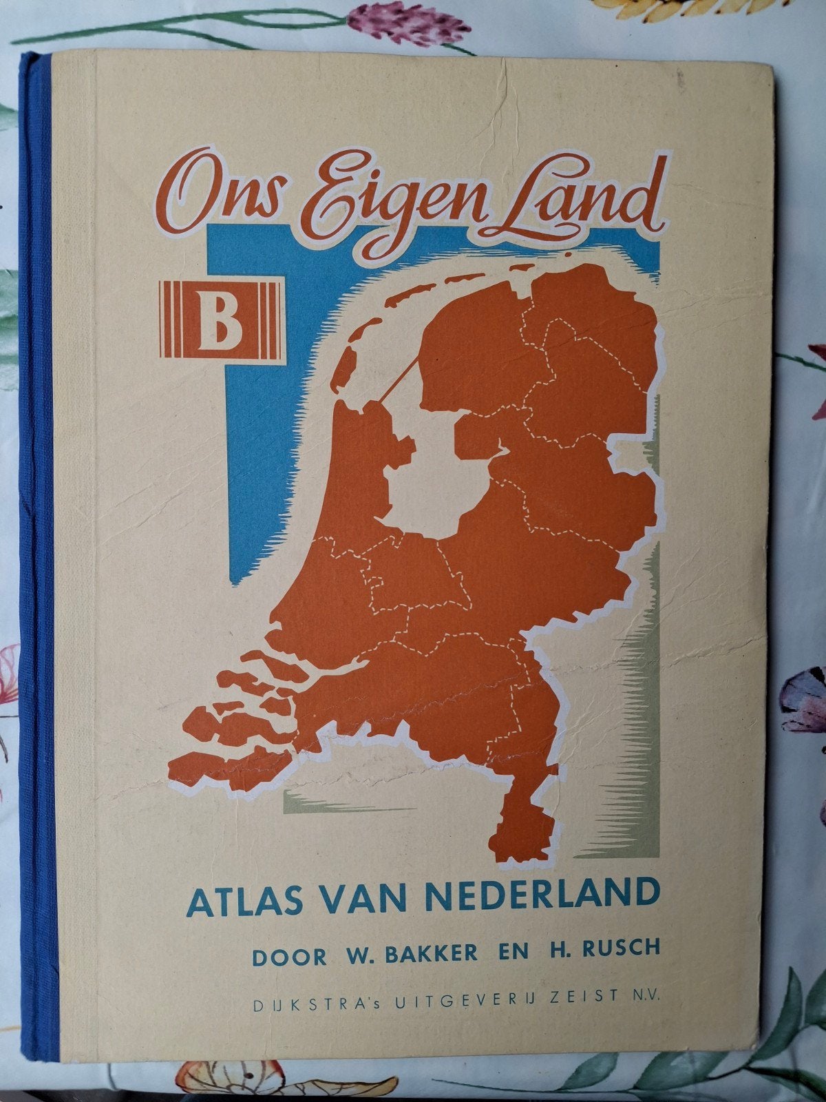 Atlas van Nederland - Ons Eigen Land B.  Bakker en H. Rusc, Boeken, Atlassen en Landkaarten, Gelezen, Overige atlassen, Ophalen of Verzenden