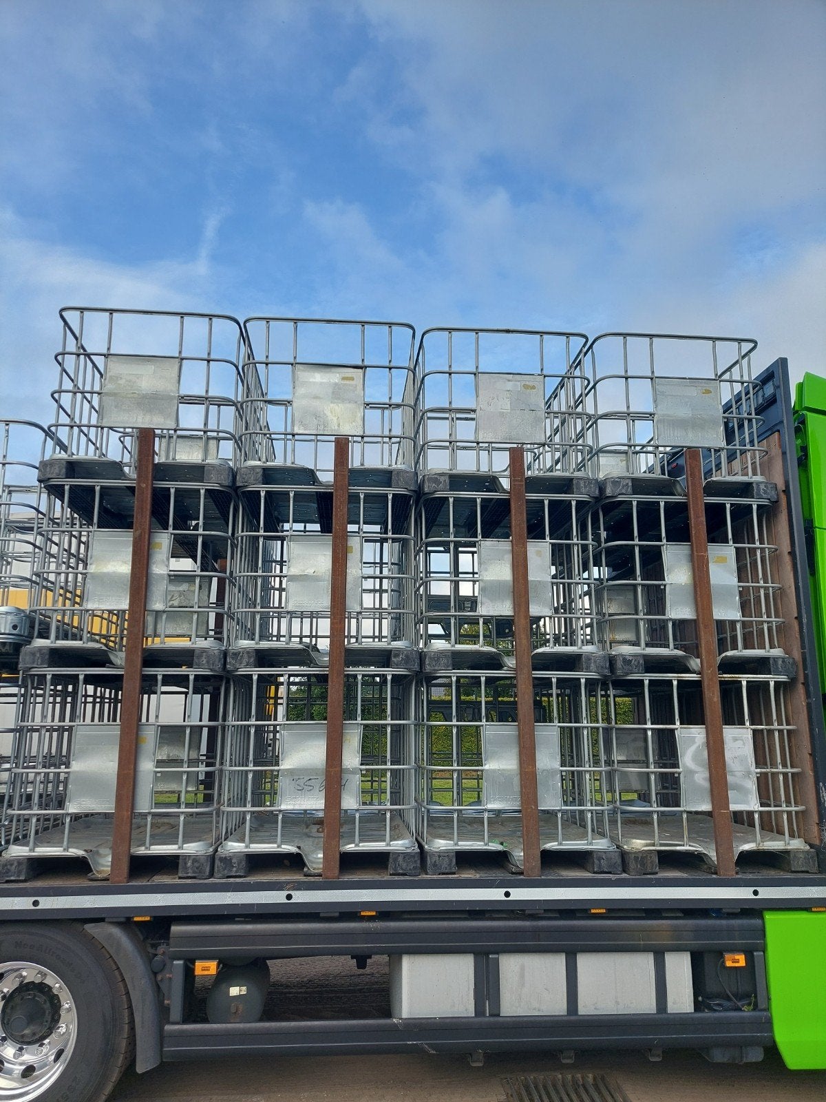 ibc container kratten kooien haardhoutkrat, Tuin en Terras, Minder dan 3 m³, Ophalen, Blokken