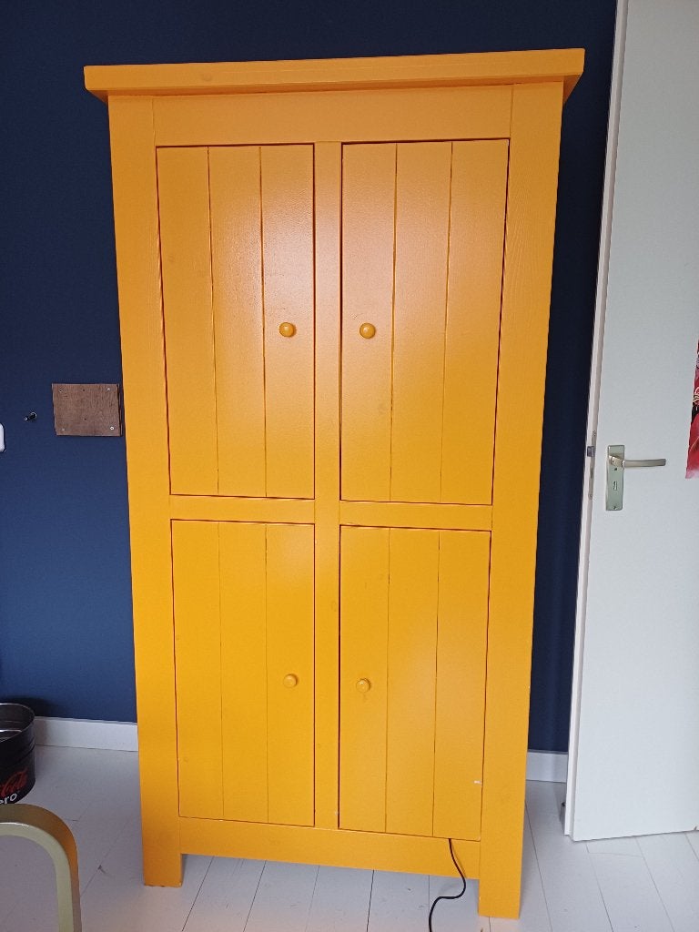 Kinder kledingkast, Huis en Inrichting, Kasten | Kledingkasten, Ophalen, Gebruikt, 50 tot 100 cm, 150 tot 200 cm
