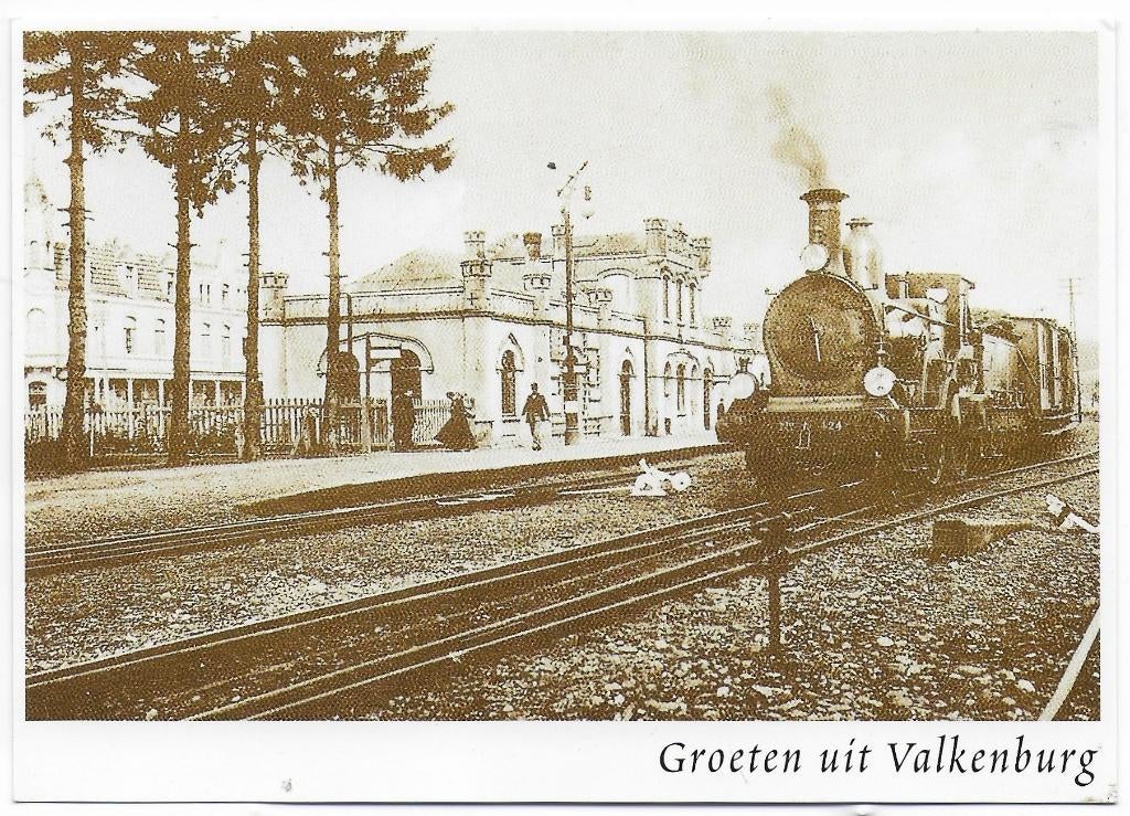 Valkenburg Station Ongelopen Ansichtkaart ( B5206), Ophalen of Verzenden, 1980 tot heden, Ongelopen, Limburg