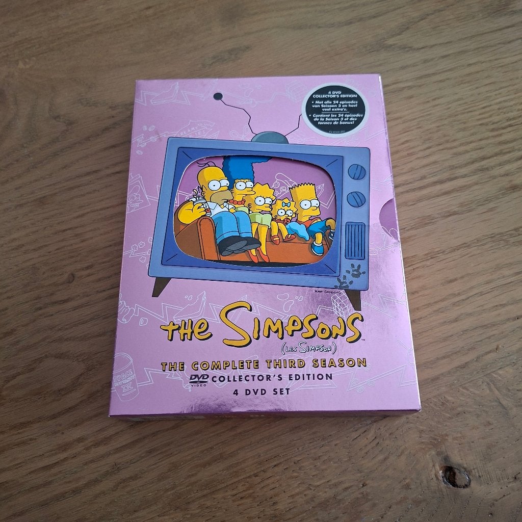 The Simpsons DVD seizoen 3, Animatie, Amerikaans, Ophalen of Verzenden, Zo goed als nieuw