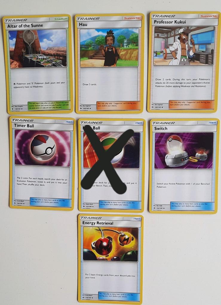 6 pokemon trainer kaarten, Ophalen of Verzenden, Gebruikt, Meerdere kaarten