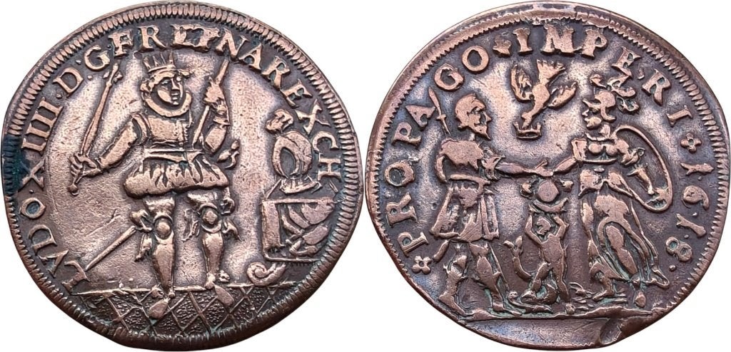 Jeton 1618, Neurenberg (Lodewijk XIII van Frankrijk), Verzenden, Overige materialen, Buitenland