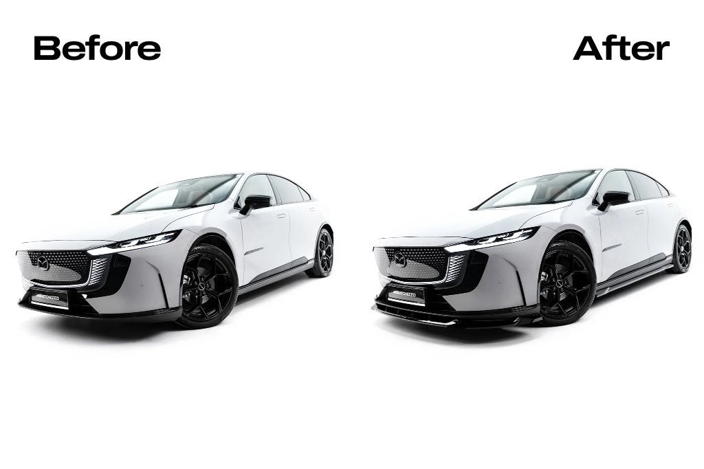 Voorlip spoiler sideskirt diffuser - Mazda 6e 24+