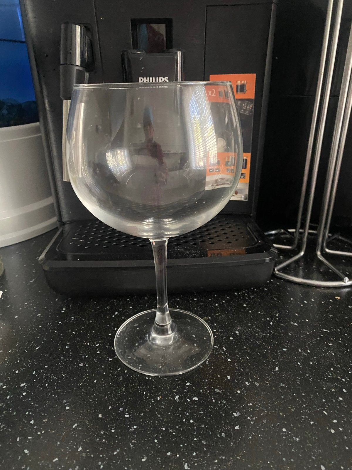 Groot wijnglas / waterglas, Ophalen of Verzenden, Zo goed als nieuw, Glas, Glas of Glazen