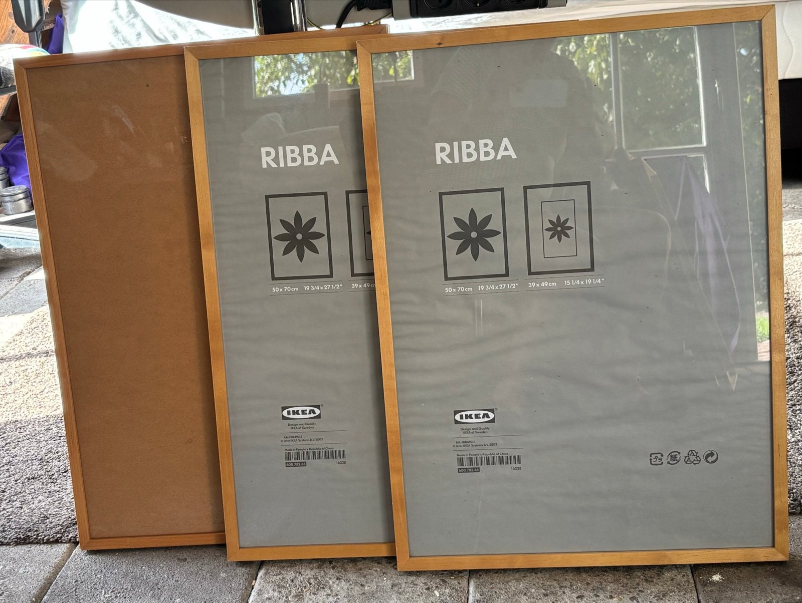 IKEA Ribba Houten Fotolijst 50x70 cm, Ophalen, Bruin, Gebruikt, Schilderijlijst