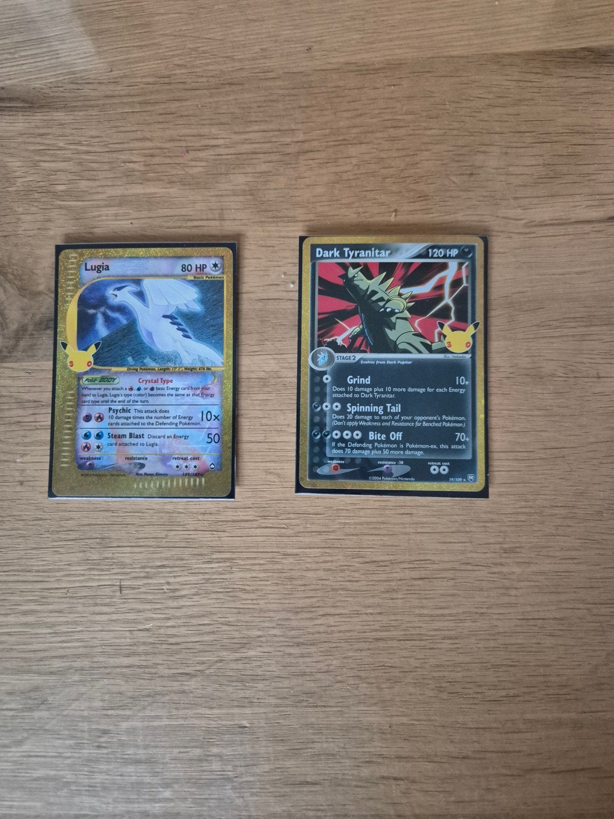 Pokémon 30th Lugia, Maushold 2x, Dark en diverse andere kaar, Ophalen of Verzenden, Zo goed als nieuw