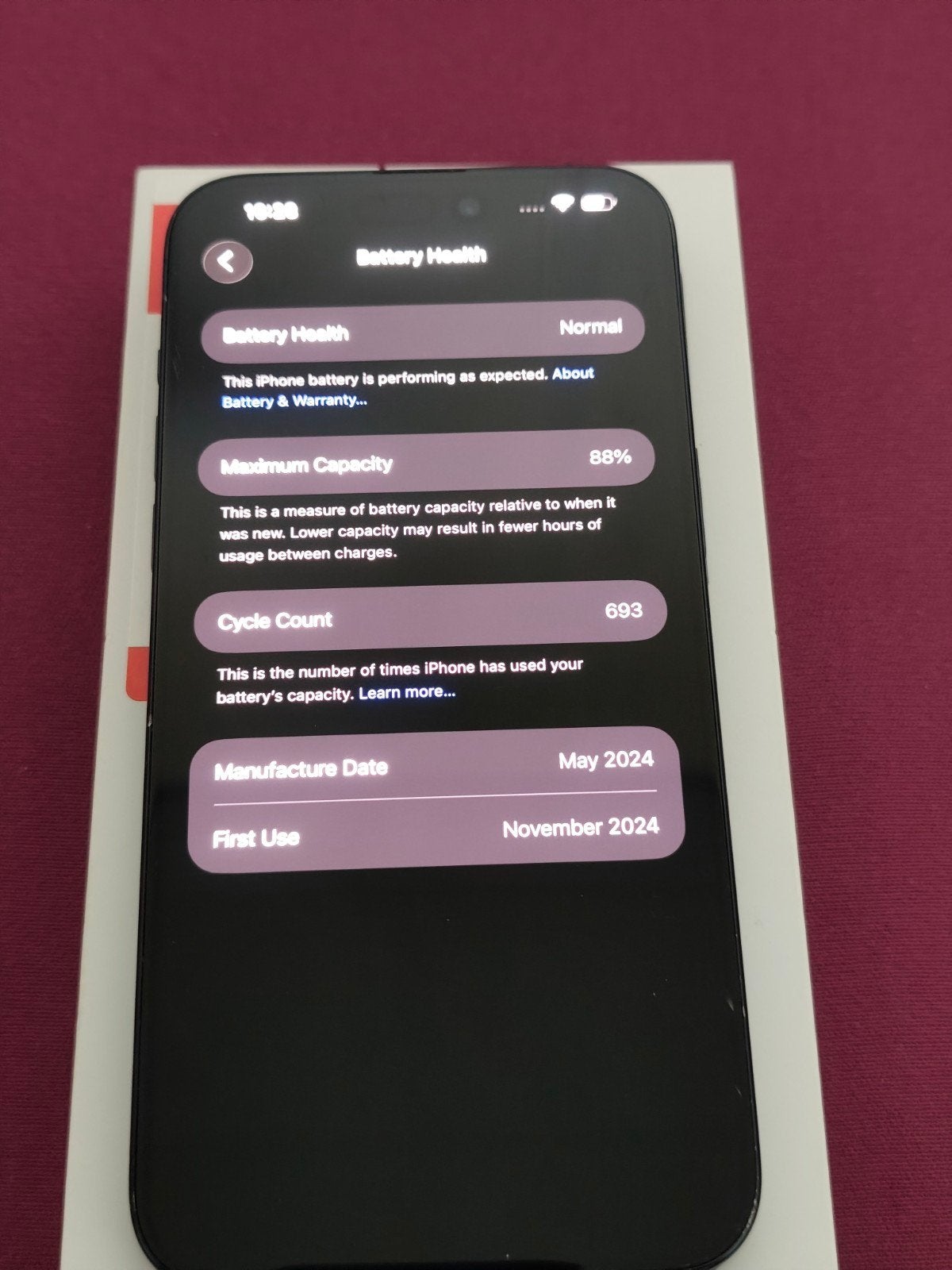 iPhone 15 Pro Max 256GB Blauw, Telecommunicatie, Blauw, IPhone 15 Pro Max, Zo goed als nieuw, Zonder simlock