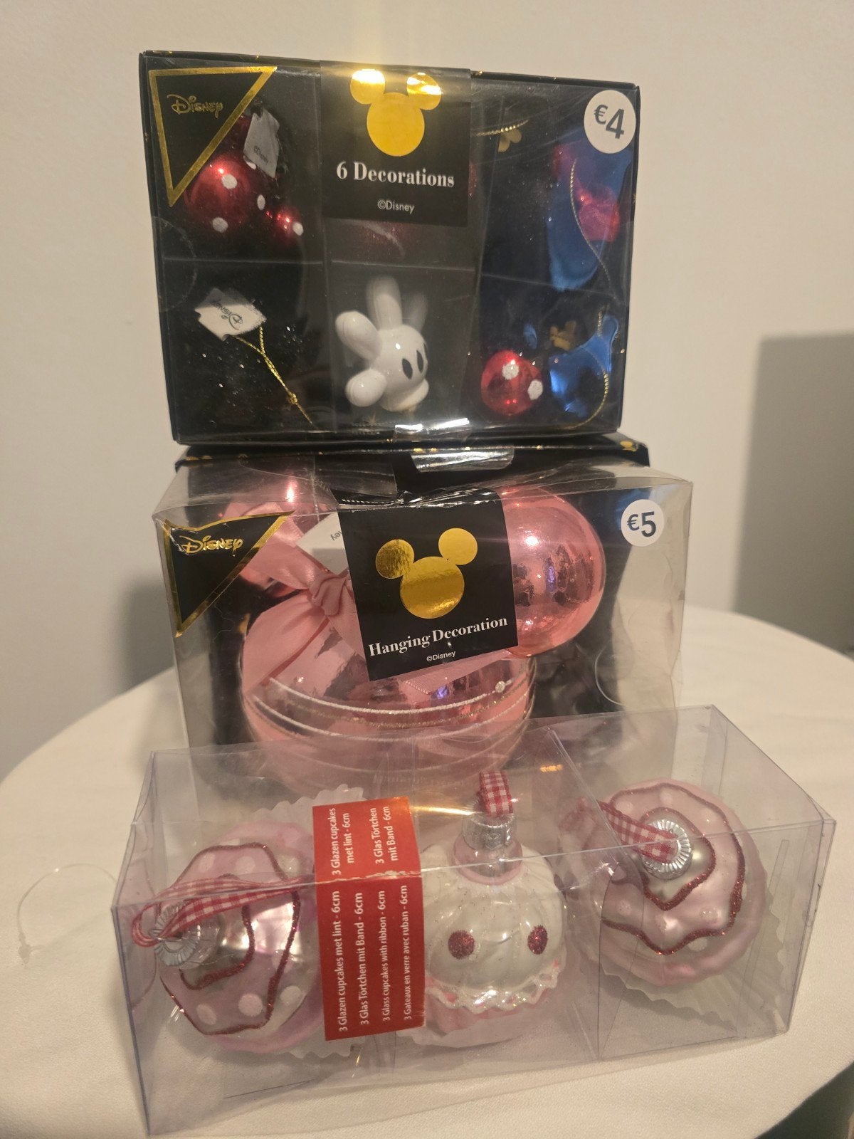 Disney kerstdecoratie – 3 sets – Nieuw in verpakking, Diversen, Kerst, Ophalen of Verzenden, Nieuw