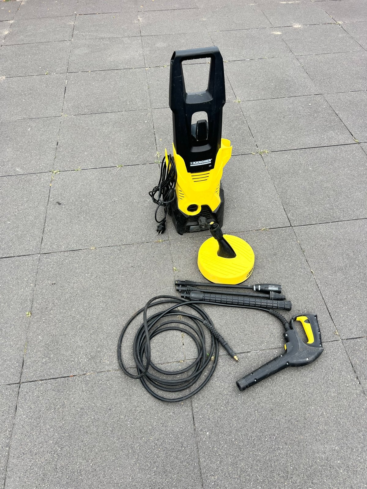 Kärcher K3 hogedrukreiniger met terrasreiniger, Ophalen of Verzenden, Gebruikt, Elektrisch