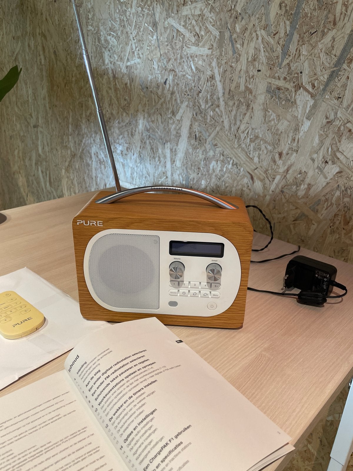 Pure Evoke D4 Radio - Ancient Oak, Ophalen, Zo goed als nieuw, Radio