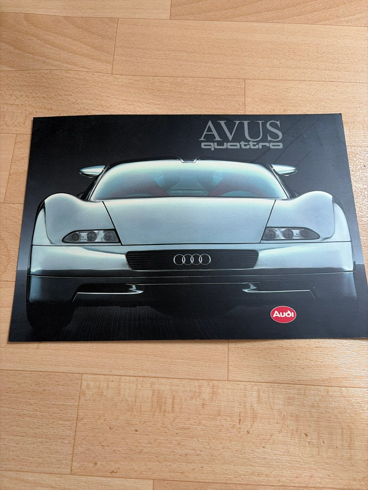Audi Avus Quattro Brochure - Zeldzaam Concept Car Document, Ophalen of Verzenden, Zo goed als nieuw, Audi