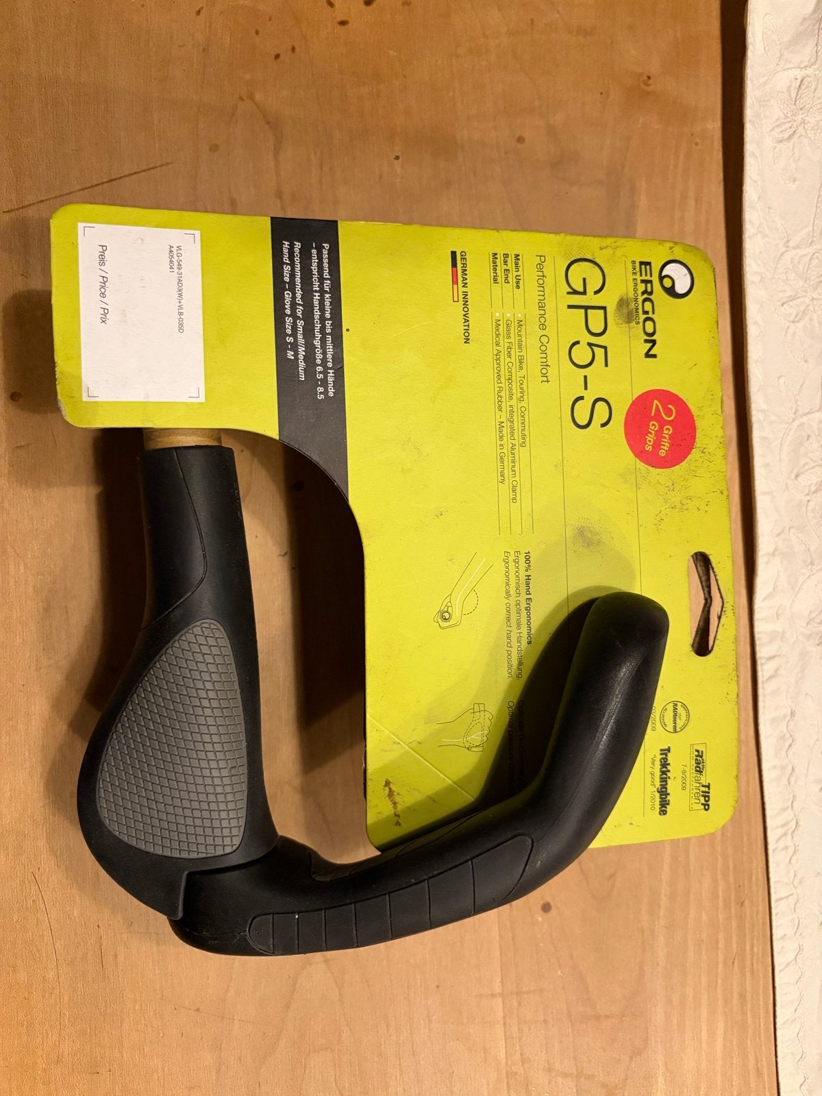 Ergon GP5-S Performance Comfort Handvatten voor Trekkingbike, Ophalen of Verzenden, Zo goed als nieuw